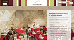 Desktop Screenshot of hoteldereims.com